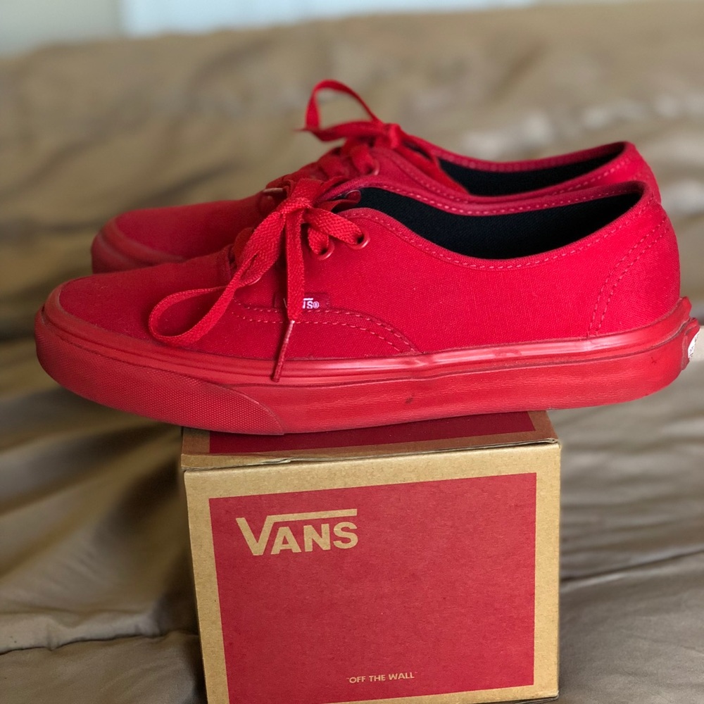 Cherry Red Vans